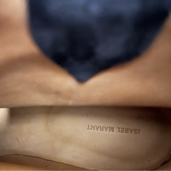 ISABEL MARANT BLACK SUEDE  WOMEN’S DEWINA WESTERN-STYLE BOOT - US SIZE 9 (FR 40) - Picture 6 of 8